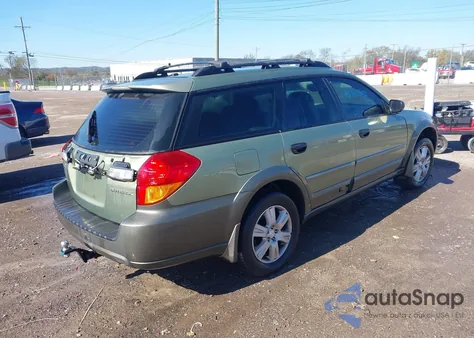 2005 Subaru Outback 2.5I z USA, uszkodzony, nr VIN 4S4BP61C357332007